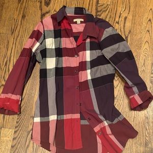 Burberry button down shirt size XS